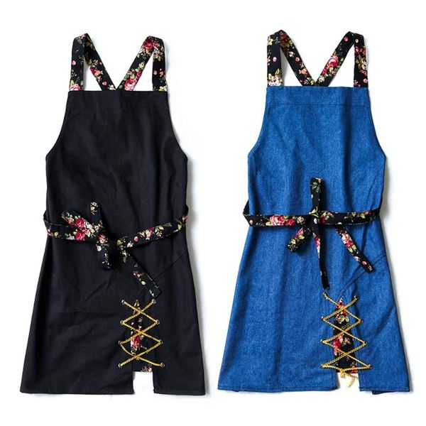 aprons women pastoral floral strap retro apron split hem crisscross bandage adjustable long ties flower shop canvas bib
aprons women pastoral floral strap retro apron split hem crisscross bandage adjustable long ties flower shop canvas bib