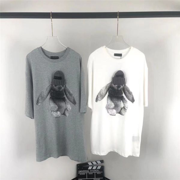 famous designer men's and women's t-shirt tee short-sleeved hair stylist rabbit pattern hat pendant summer white gray s- size, White;black
famous designer men's and women's t-shirt tee short-sleeved hair stylist rabbit pattern hat pendant summer white gray s- size, White;black