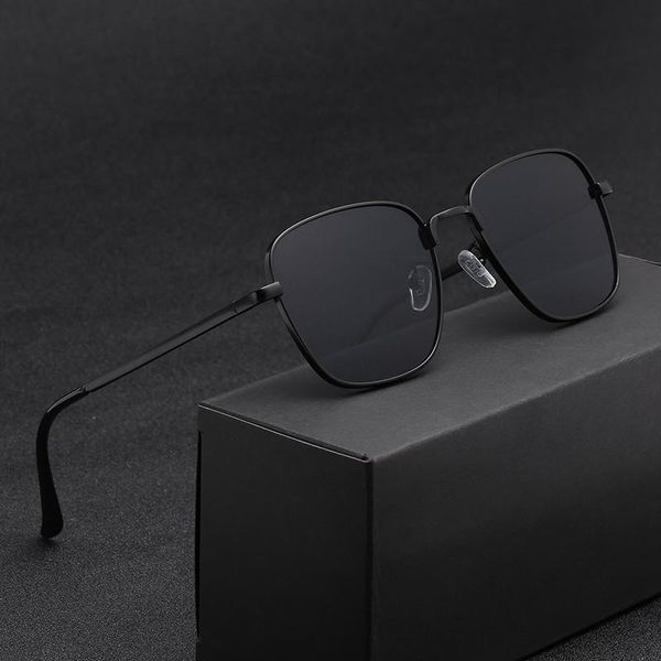 sunglasses classic fashion women big frame anti-reflective mirror vintage square metal glasses men driving sun uv400, White;black
sunglasses classic fashion women big frame anti-reflective mirror vintage square metal glasses men driving sun uv400, White;black