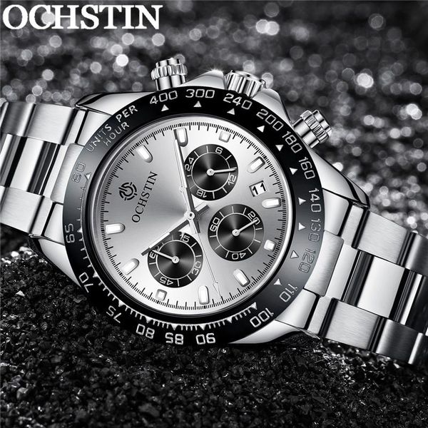 wristwatches ochstin man wristwatch chronograph auto date sport men watch military silver stainless steel male clock 6103, Slivery;brown
wristwatches ochstin man wristwatch chronograph auto date sport men watch military silver stainless steel male clock 6103, Slivery;brown