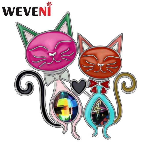 pins, brooches weveni alloy enamel elegant double cat clothes scarf pin cute fashion animal jewelry for women girls gift accessories, Gray
pins, brooches weveni alloy enamel elegant double cat clothes scarf pin cute fashion animal jewelry for women girls gift accessories, Gray
