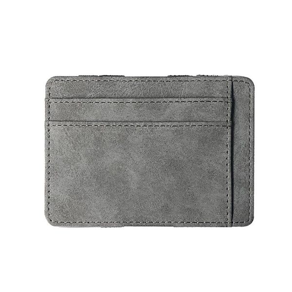 card holders men vintage leather frosted luxury wallet small size magic band horizontal coin purse solid color holder short money bag, Brown;gray
card holders men vintage leather frosted luxury wallet small size magic band horizontal coin purse solid color holder short money bag, Brown;gray