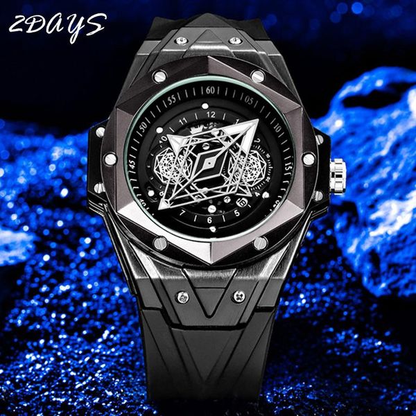 wristwatches pintime luxury quartz watch geometric polygon dial date military silicone strap sports clock luminous relogio masculine, Slivery;brown
wristwatches pintime luxury quartz watch geometric polygon dial date military silicone strap sports clock luminous relogio masculine, Slivery;brown