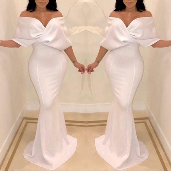 2021 white dubai off the shoulder evening dresses mermaid cape sleeve floor length formal occasion prom party dresses custom made, Black;red
2021 white dubai off the shoulder evening dresses mermaid cape sleeve floor length formal occasion prom party dresses custom made, Black;red