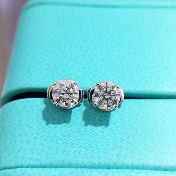 stud g color si natural 1.0ctw 0.5ct each side round cut diamond earring 18k white gold 4-prong solid, Golden;silver
stud g color si natural 1.0ctw 0.5ct each side round cut diamond earring 18k white gold 4-prong solid, Golden;silver