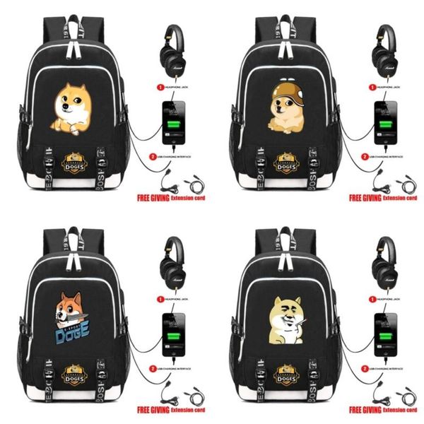 backpack usb charging headphone jack schoolbag travel bags lapshoulders bag student book cool cut doge face
backpack usb charging headphone jack schoolbag travel bags lapshoulders bag student book cool cut doge face