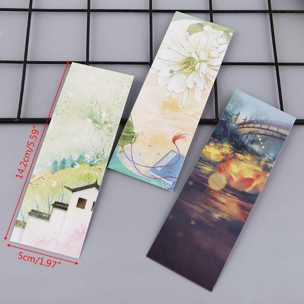 30pcs creative chinese style paper bookmarks painting cards retro beautiful boxed bookmark commemorative gifts b2ef
30pcs creative chinese style paper bookmarks painting cards retro beautiful boxed bookmark commemorative gifts b2ef
