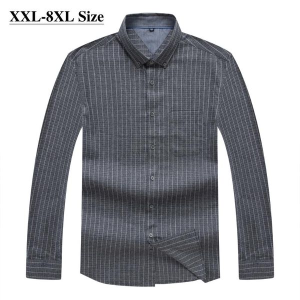 plus size 5xl 6xl 7xl 8xl brand business casual men's shirts 100% cotton comfortable striped classic long sleeve shirt male, White;black
plus size 5xl 6xl 7xl 8xl brand business casual men's shirts 100% cotton comfortable striped classic long sleeve shirt male, White;black