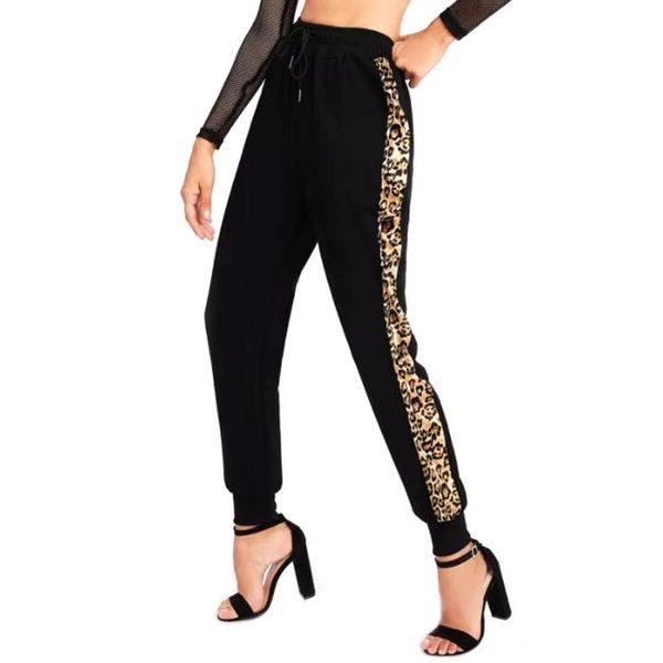 women's pants & capris women autumn black leopard pencil fashion casual female full trpuser warm patchwork drawsting loose mid waist, Black;white
women's pants & capris women autumn black leopard pencil fashion casual female full trpuser warm patchwork drawsting loose mid waist, Black;white