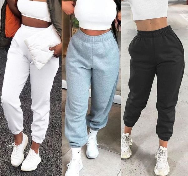 women's pants & capris fashion sweatpants women trousers plus size high waist streetwear casual pant femme fall harem, Black;white
women's pants & capris fashion sweatpants women trousers plus size high waist streetwear casual pant femme fall harem, Black;white