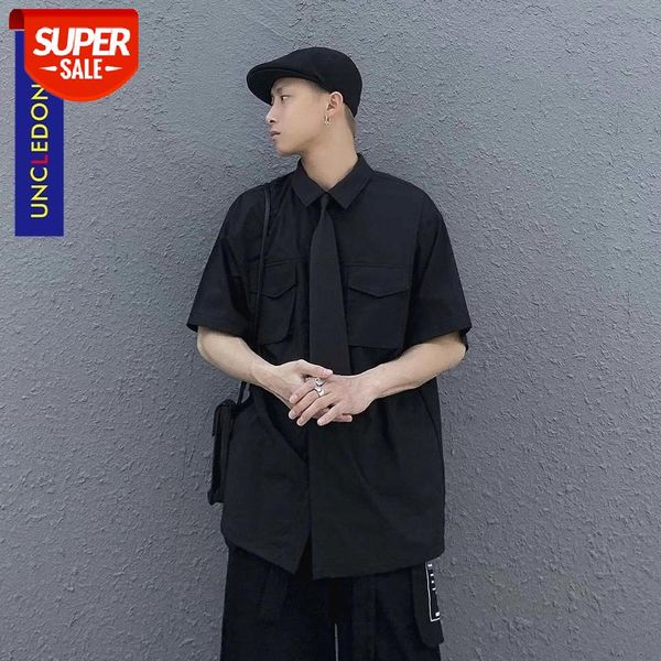 uncledonjm pocket designer shirts japanese fashion men summer short sleeve vintage shirt oversized button up uc2103 #pv0s, White;black
uncledonjm pocket designer shirts japanese fashion men summer short sleeve vintage shirt oversized button up uc2103 #pv0s, White;black