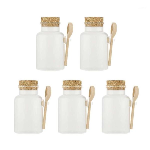 storage bottles & jars 5pcs 200g bath salt bottle scrub facial mask cream powder jar plastic container cork cover wooden spoon
storage bottles & jars 5pcs 200g bath salt bottle scrub facial mask cream powder jar plastic container cork cover wooden spoon