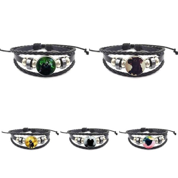 charm bracelets ej glaze lovely black cat brand leather bracelet bangle glass cabochon jewelry bijouterie for schoolgirl maxi, Golden;silver
charm bracelets ej glaze lovely black cat brand leather bracelet bangle glass cabochon jewelry bijouterie for schoolgirl maxi, Golden;silver