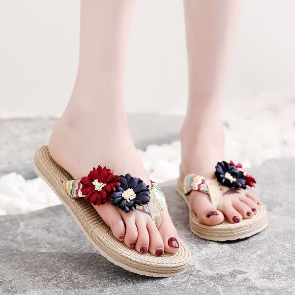 new summer women slipper weave beach breathable sandals outdoor slipper flowers flip-flops flat shoes fashion casual sandalias, Black
new summer women slipper weave beach breathable sandals outdoor slipper flowers flip-flops flat shoes fashion casual sandalias, Black