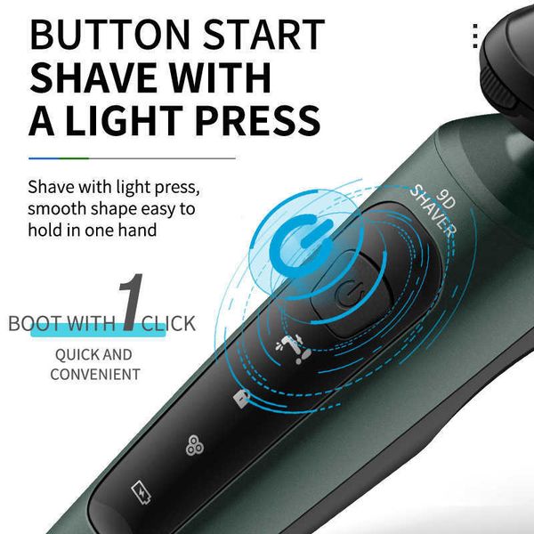 9d electric shaver men's razor beard trimmer shaver set 3 blades portable rechargeable washable multifunctional car usb shaver p0822
9d electric shaver men's razor beard trimmer shaver set 3 blades portable rechargeable washable multifunctional car usb shaver p0822