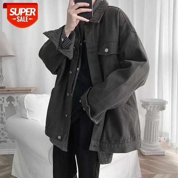 2020 korean style men's loose wash coats youth tide fashion trend denim jacket solid 6-color casual cowboy outerwear size -3xl #fj8l, White;black
2020 korean style men's loose wash coats youth tide fashion trend denim jacket solid 6-color casual cowboy outerwear size -3xl #fj8l, White;black