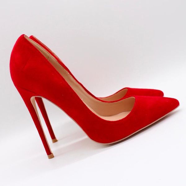 fashion women pumps red suede leather pointy toe high heels shoes size33-43 12cm 10cm 8cm stiletto heeled dress, Black
fashion women pumps red suede leather pointy toe high heels shoes size33-43 12cm 10cm 8cm stiletto heeled dress, Black