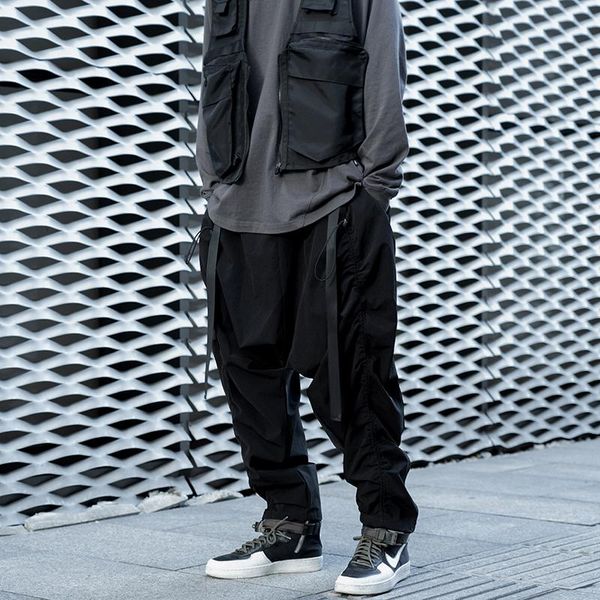 fashion hip-hop men's harem pants trendy brand loose wide-leg casual trousers, Black
fashion hip-hop men's harem pants trendy brand loose wide-leg casual trousers, Black