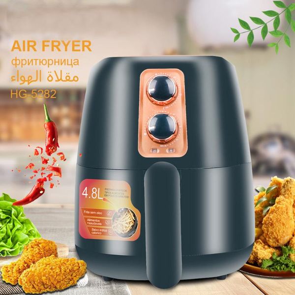 air fryers household 4.8l fryer large capacity intelligent smoke-french fries electric
air fryers household 4.8l fryer large capacity intelligent smoke-french fries electric