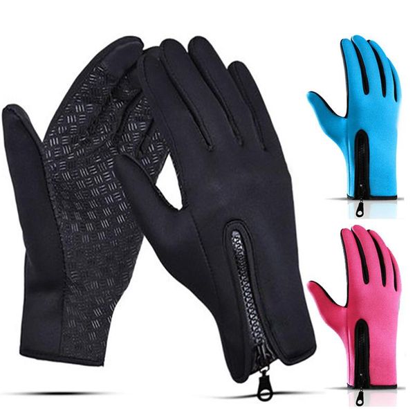 cycling gloves men women plush liner windproof zip full finger touch screen warm, Black
cycling gloves men women plush liner windproof zip full finger touch screen warm, Black