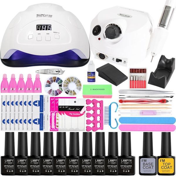 manicure set nail kit with 84/54/24w lamp drill machine 10 pcs gel polish for art tools set1
manicure set nail kit with 84/54/24w lamp drill machine 10 pcs gel polish for art tools set1
