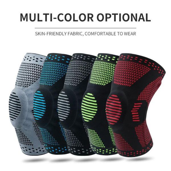 pcs knee patella protector brace silicone spring pad basketball running compression sleeve support sports kneepads elbow & pads, Black;gray
pcs knee patella protector brace silicone spring pad basketball running compression sleeve support sports kneepads elbow & pads, Black;gray