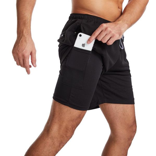 running shorts men 2 in 1 double-deck quick dry gym sport fitness jogging workout sports short pants, Black;blue
running shorts men 2 in 1 double-deck quick dry gym sport fitness jogging workout sports short pants, Black;blue
