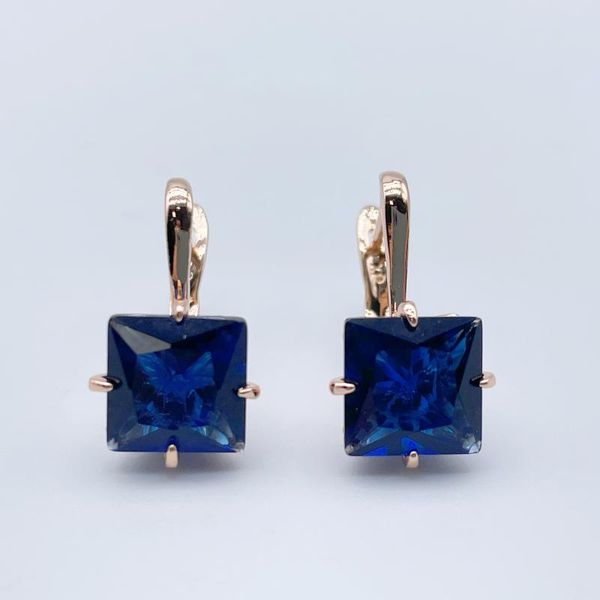 dangle & chandelier classic women 585 rose gold color big square royal blue natural zircon drop earrings wedding fashion jewelry, Silver
dangle & chandelier classic women 585 rose gold color big square royal blue natural zircon drop earrings wedding fashion jewelry, Silver