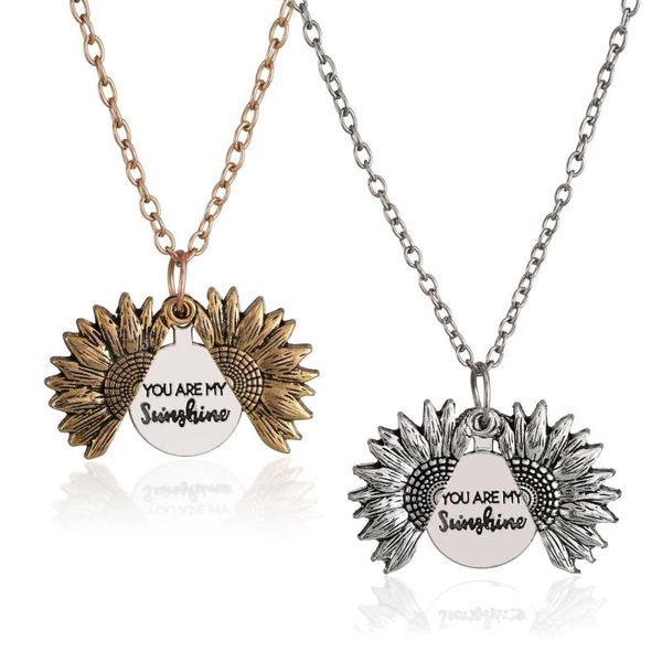 chains drop you are my sunshine necklace for women men sunflower daisy pendant necklaces girls party birthday, Silver
chains drop you are my sunshine necklace for women men sunflower daisy pendant necklaces girls party birthday, Silver