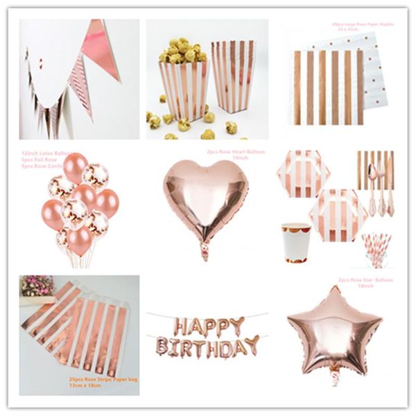 disposable dinnerware rose gold party decor paper plate cup straws popcorn box number balloons for birthday kids baby shower supplies
disposable dinnerware rose gold party decor paper plate cup straws popcorn box number balloons for birthday kids baby shower supplies