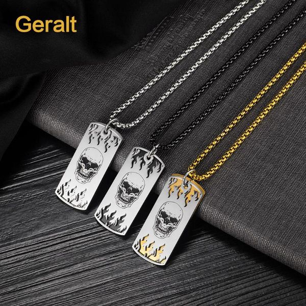 pendant necklaces punk stainless steel three-dimensional skull necklace men hip hop rock personality long men's halloween jewelry, Silver
pendant necklaces punk stainless steel three-dimensional skull necklace men hip hop rock personality long men's halloween jewelry, Silver