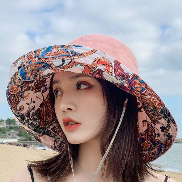 outdoor hats women boho ethnic floral reversible sun hat large wide brim uv protection foldable floppy beach cap with chin strap, Black;white
outdoor hats women boho ethnic floral reversible sun hat large wide brim uv protection foldable floppy beach cap with chin strap, Black;white
