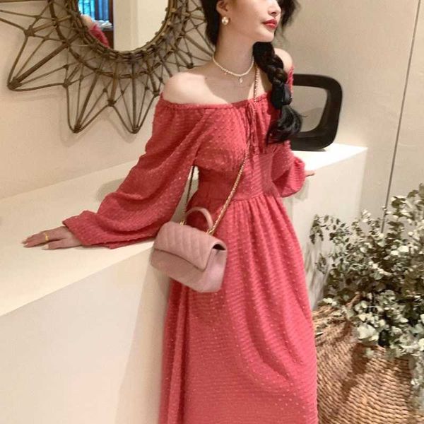 casual dresses vintage evening party midi women elegant korean fashion dress autumn winter long sleeve france retro 2021, Black;gray
casual dresses vintage evening party midi women elegant korean fashion dress autumn winter long sleeve france retro 2021, Black;gray