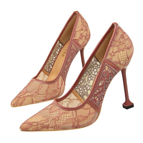 dress shoes size 34-40 lace hollowing women's high heels wedding pointed toe fashion women pumps office, Black
dress shoes size 34-40 lace hollowing women's high heels wedding pointed toe fashion women pumps office, Black