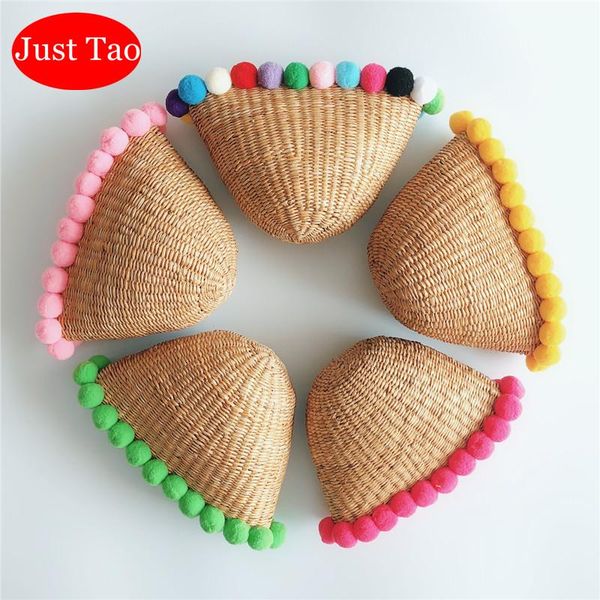just tao kids pom purse baby girls summer beach shoulder bags little kid straw messenger bag child vacation jt019, White
just tao kids pom purse baby girls summer beach shoulder bags little kid straw messenger bag child vacation jt019, White