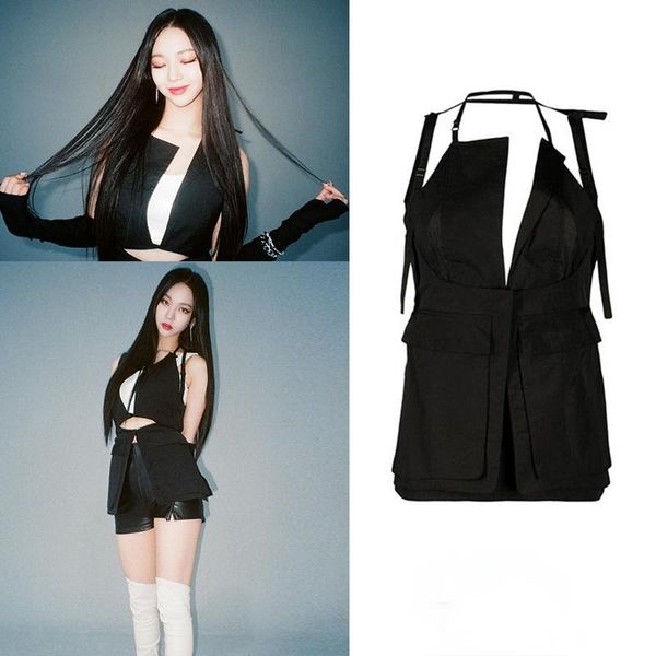 casual dresses kpop korean celebrity dance show black backless lace-up dress women sleeveless camisole nightclub strapless, Black;gray
casual dresses kpop korean celebrity dance show black backless lace-up dress women sleeveless camisole nightclub strapless, Black;gray