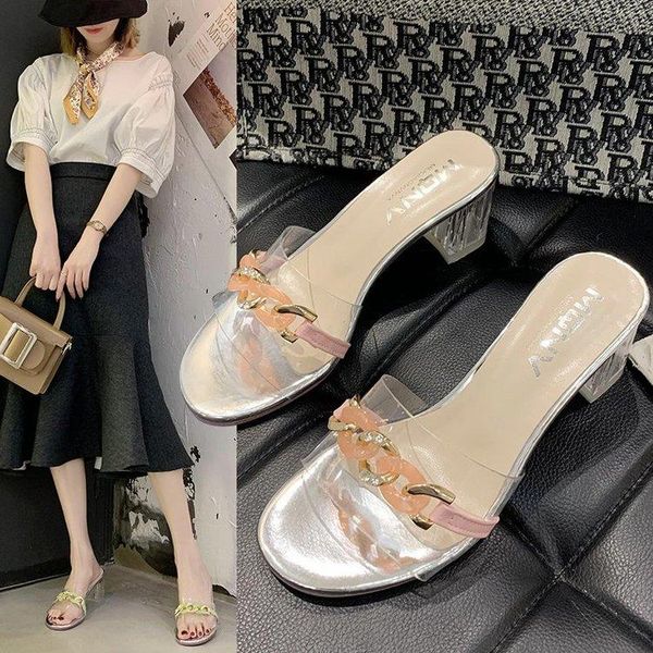 slippers women 2021 summer transparent shoes woman sandals designer high heel beach leisure slides open toe plus size ladies, Black
slippers women 2021 summer transparent shoes woman sandals designer high heel beach leisure slides open toe plus size ladies, Black