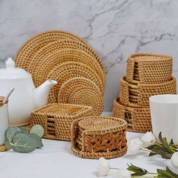 vietnam autumn rattan cup mat, tea teapot holder, circular kitchen heat insulation mat
vietnam autumn rattan cup mat, tea teapot holder, circular kitchen heat insulation mat