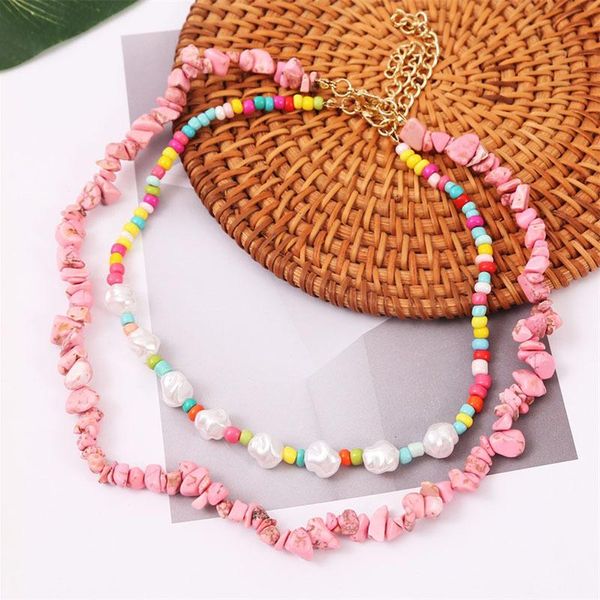 chokers bohemian baroque pearl gravel simple sweet colorful multilayer ladies beaded necklace trend handmade rice bead pendant jewelry, Golden;silver
chokers bohemian baroque pearl gravel simple sweet colorful multilayer ladies beaded necklace trend handmade rice bead pendant jewelry, Golden;silver