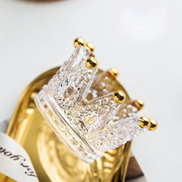 multifunctional creative glass crown candlestick embossed ring beauty makeup jewelry storage box candelabra candle holders
multifunctional creative glass crown candlestick embossed ring beauty makeup jewelry storage box candelabra candle holders