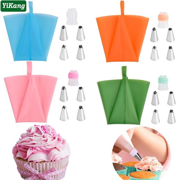 baking & pastry tools silicone bag diy cake decorating icing piping cream nozzle set bags transverter accessories
baking & pastry tools silicone bag diy cake decorating icing piping cream nozzle set bags transverter accessories