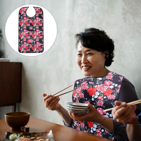 aprons 1pc double layer bib waterproof clothing protector elder patient