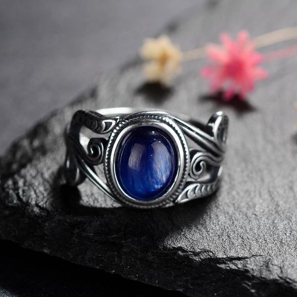 cluster rings nasiya vintage finger for women 925 silver jewelry 8x10mm oval dark blue kyanite wholesale party gift, Golden;silver
cluster rings nasiya vintage finger for women 925 silver jewelry 8x10mm oval dark blue kyanite wholesale party gift, Golden;silver