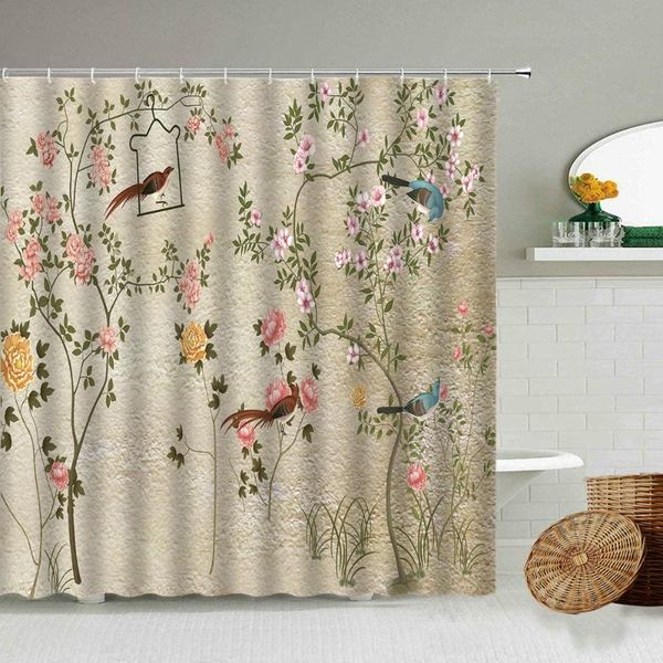 flower and bird shower curtains elk chinese style illustration bathroom decoration waterproof polyester fabric curtain with hook
flower and bird shower curtains elk chinese style illustration bathroom decoration waterproof polyester fabric curtain with hook