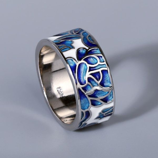 cluster rings cizeva design silver ring for women romantic blue enamel flower petal shiny zircon fashion jewelry eveing party bohemia, Golden;silver
cluster rings cizeva design silver ring for women romantic blue enamel flower petal shiny zircon fashion jewelry eveing party bohemia, Golden;silver
