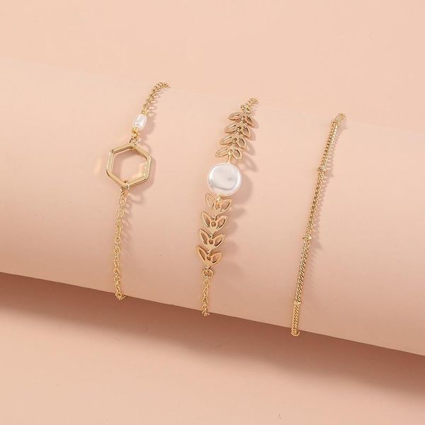 link, chain 3pcs/set bohemian gold color tassel bracelets for women summer alloy leaf geometric pendant bangle jewelry gift, Black
link, chain 3pcs/set bohemian gold color tassel bracelets for women summer alloy leaf geometric pendant bangle jewelry gift, Black