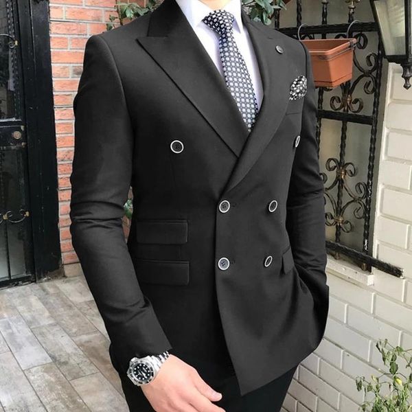 men's suits & blazers double breasted slim fit men for groomsmen wedding tuxedo with peaked lapel gray male fashion costume (jacket+pan, White;black
men's suits & blazers double breasted slim fit men for groomsmen wedding tuxedo with peaked lapel gray male fashion costume (jacket+pan, White;black