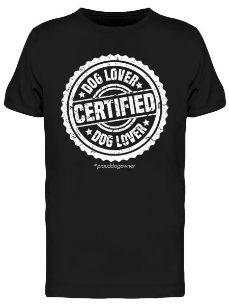 Certified Dog Lover Stamp Tee Men's -Image by Shutterstock, White;black
Certified Dog Lover Stamp Tee Men's -Image by Shutterstock, White;black