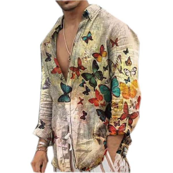 men's casual shirts 2021 autumn linen long sleeve mens spring fashion printed loose lapel collar shirt for male clothes streetwear, White;black
men's casual shirts 2021 autumn linen long sleeve mens spring fashion printed loose lapel collar shirt for male clothes streetwear, White;black
