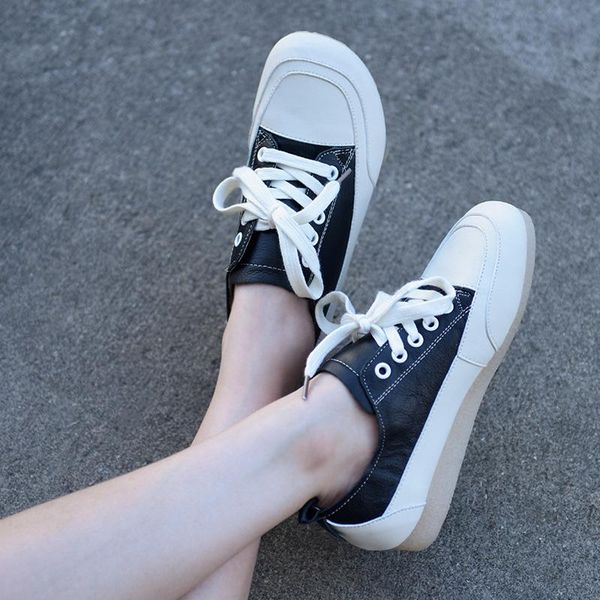 dress shoes artmu genuine leather white for women outdoor breathable sports footwear sneakers single fashion, Black
dress shoes artmu genuine leather white for women outdoor breathable sports footwear sneakers single fashion, Black